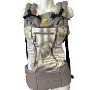 LILLEbaby 6 In 1 COMPLETE All Seasons Baby & Child Carrier Gray Parisian Stripes